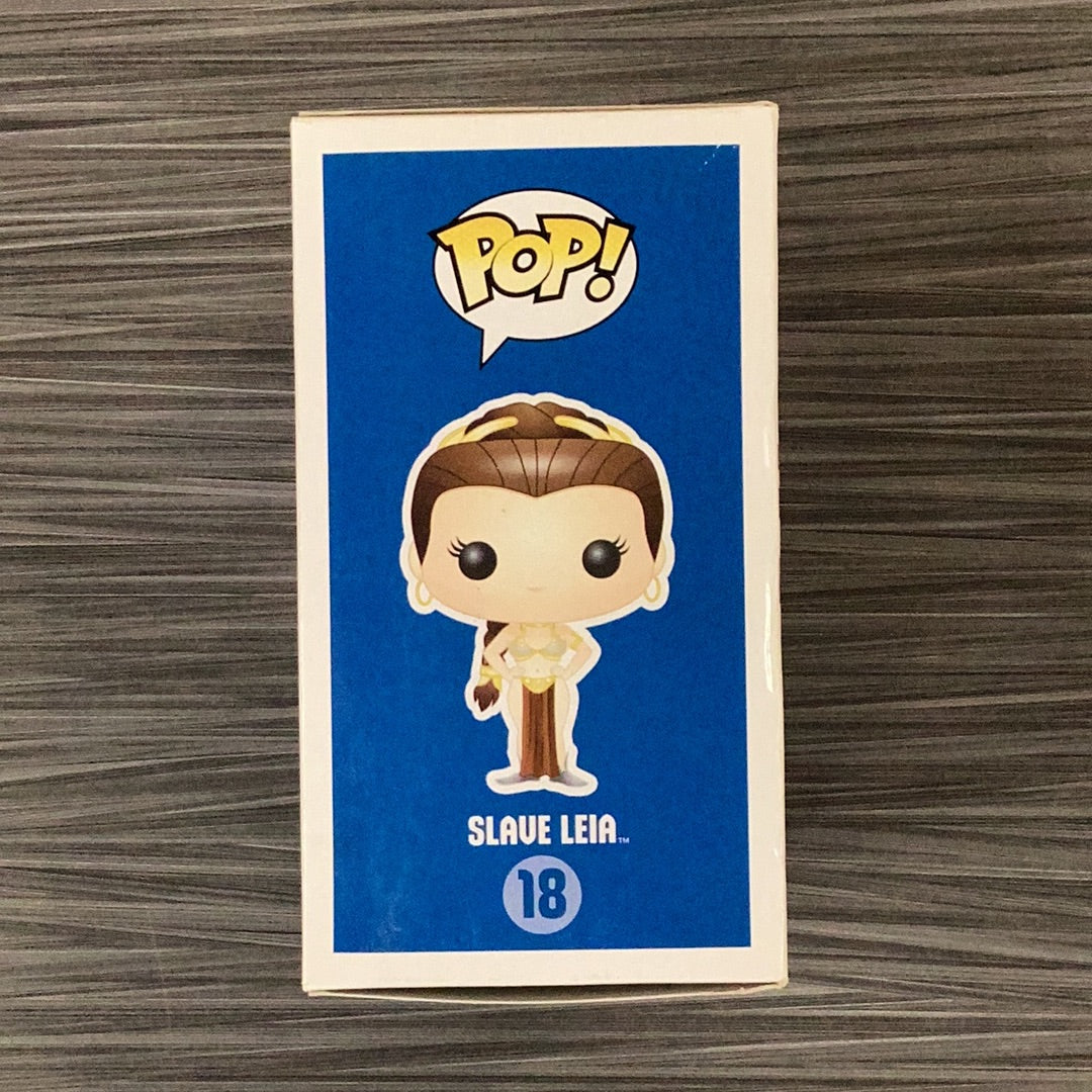 Funko POP! Star Wars: Slave Leia (Damaged Box) #18 | eBay