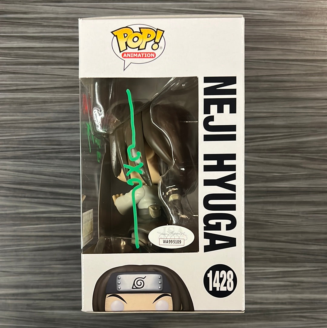 Funko POP! Animation: Naruto - Neji Hyuga (Signed/Steve Staley/JSA