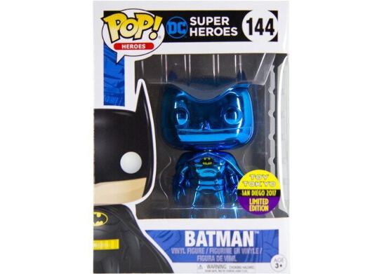Funko POP! Heroes: DC Super Heroes - Batman [Blue] Chrome (2017
