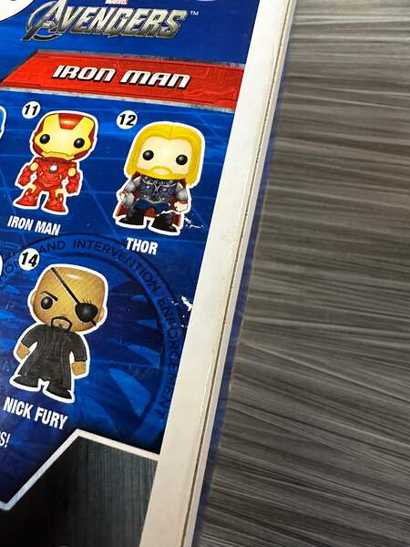 Funko POP! Marvel: Avengers - Iron Man [Large Font](Damaged Box)[C