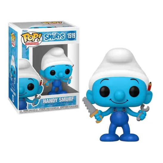Funko POP! Television: The Smurfs - Handy Smurf #1519 | eBay