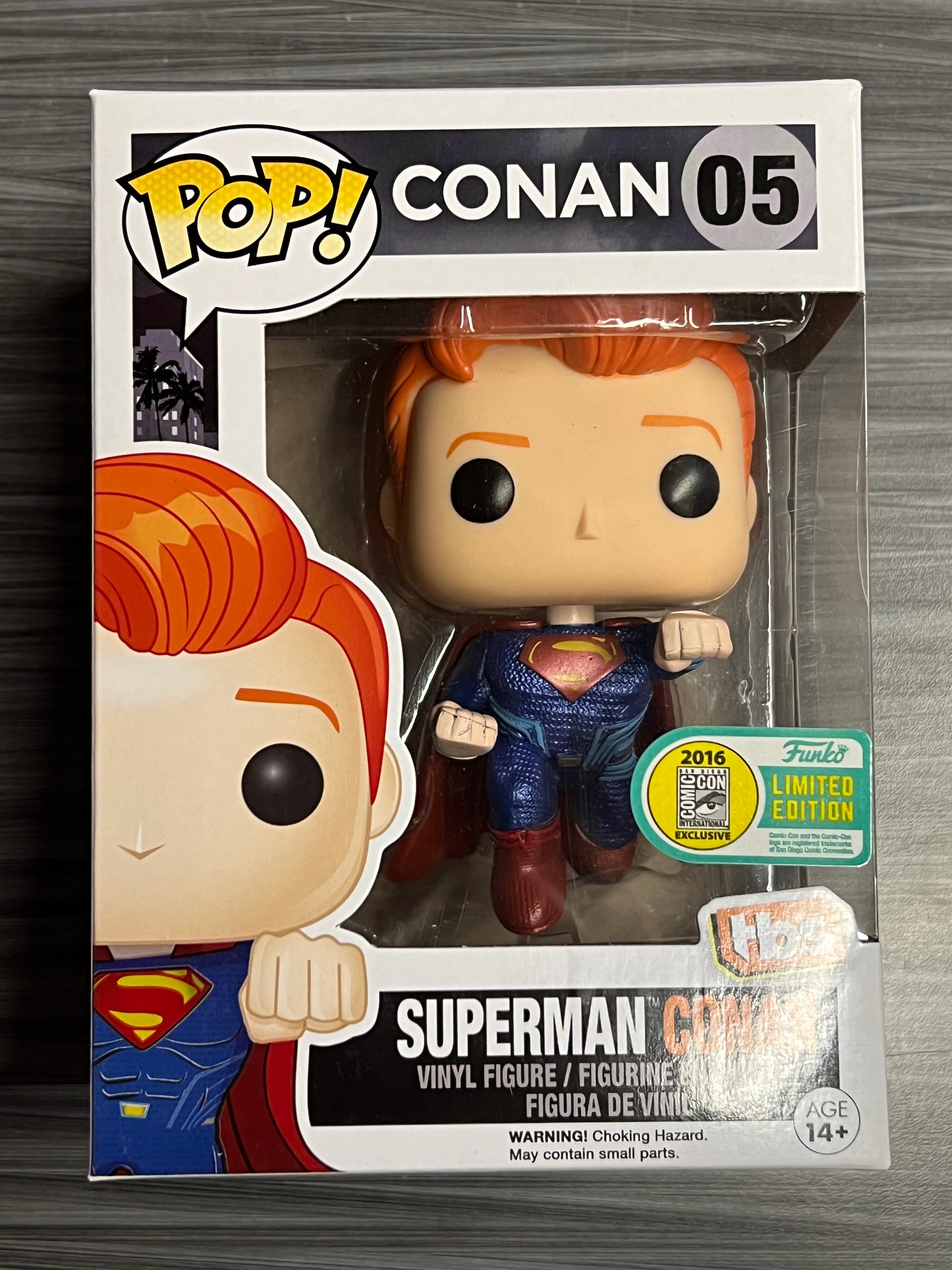 Funko Pop - 5箱 Funko POP! Conan: Superman Conan (2016 SDCC)(Damaged Box) [A