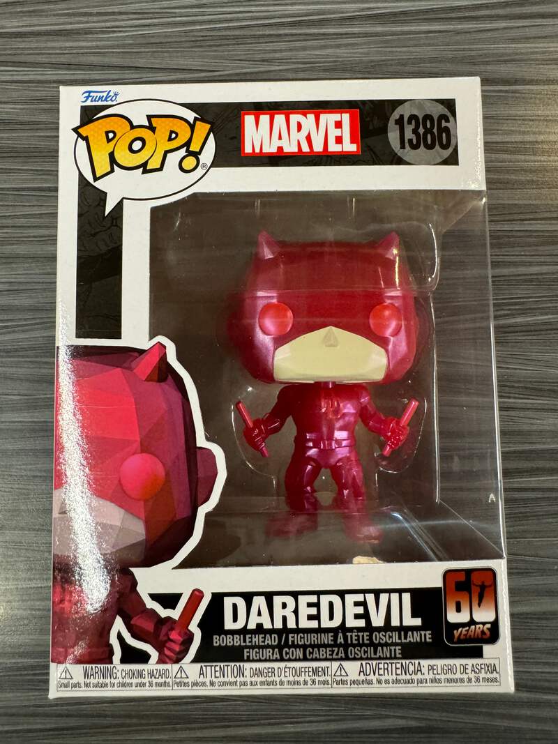 Amazon.com: Funko Pop Marvel: Daredevil 60th Anniversary