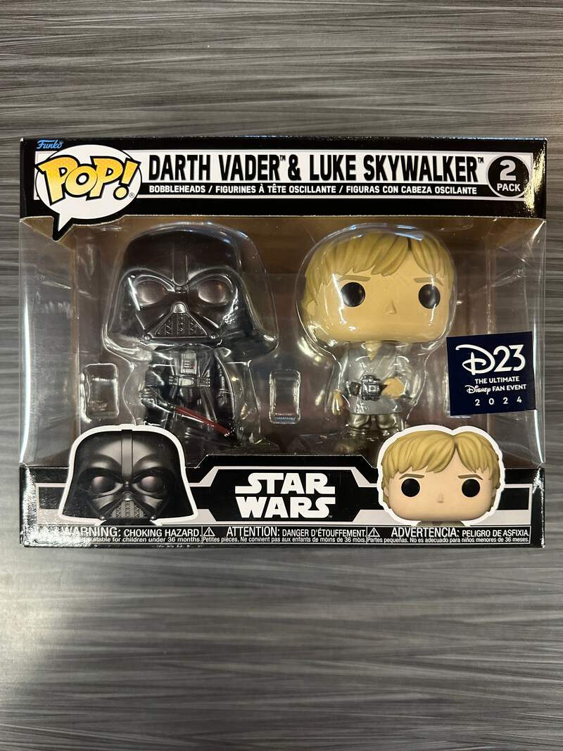 Funko POP! Star Wars: Darth Vader & Lukeskywalker (D23) [2-Pack