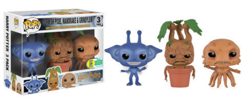 Funko POP! Harry Potter: Cornish Pixie, Mandrake & Grindylow [3