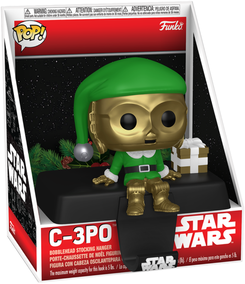 Funko POP! Edge-Sitter: Star Wars - C-3PO [Elf] [Stocking