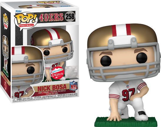 Funko POP! Football: 49ERS- Nick Bosa (Fugitive Toys) #258 | eBay