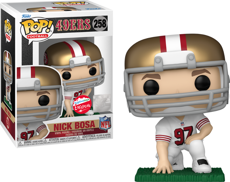 Funko POP! Football: 49ERS- Nick Bosa (Fugitive Toys) #258 | eBay