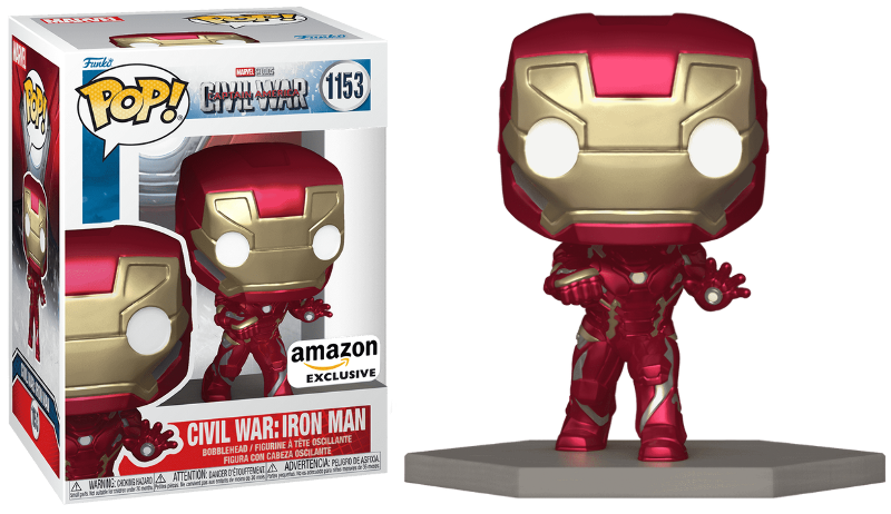 Funko POP! Marvel: Captain America Civil War - Iron Man (Amazon