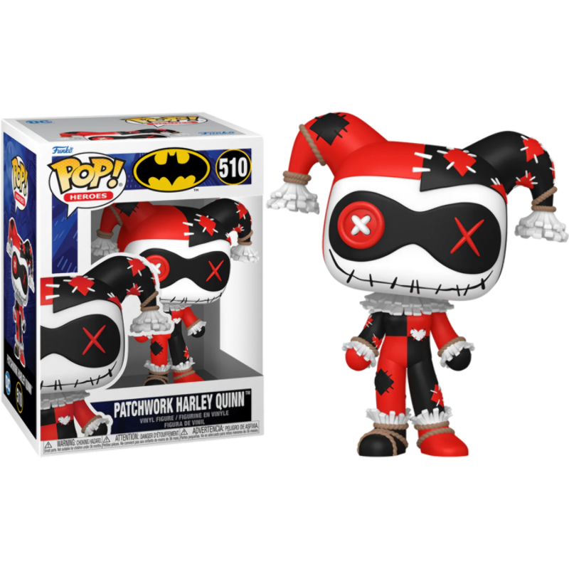Funko POP! Heroes: Batman - Patchwork Harley Quinn #510 | eBay