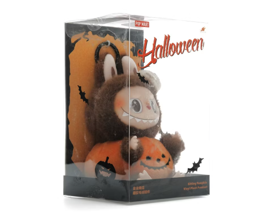 Pop Mart Labubu Happy Halloween Party Series-Sitting Pumpkin Vinyl