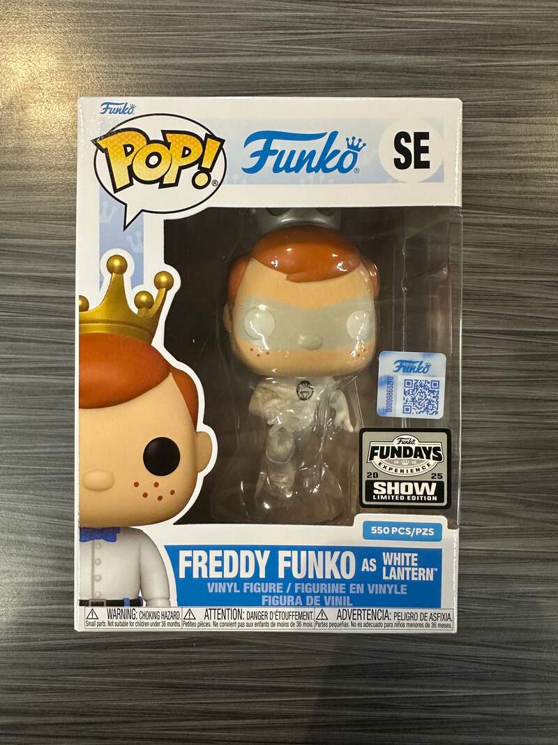 Funko POP! Funko: Freddy Funko As White Lantern (2025 Fundays Show