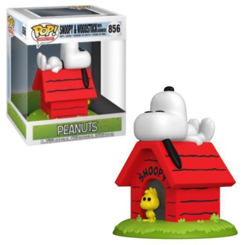 Funko POP! Animation: Peanuts - Snoopy & Woodstock With Doghouse