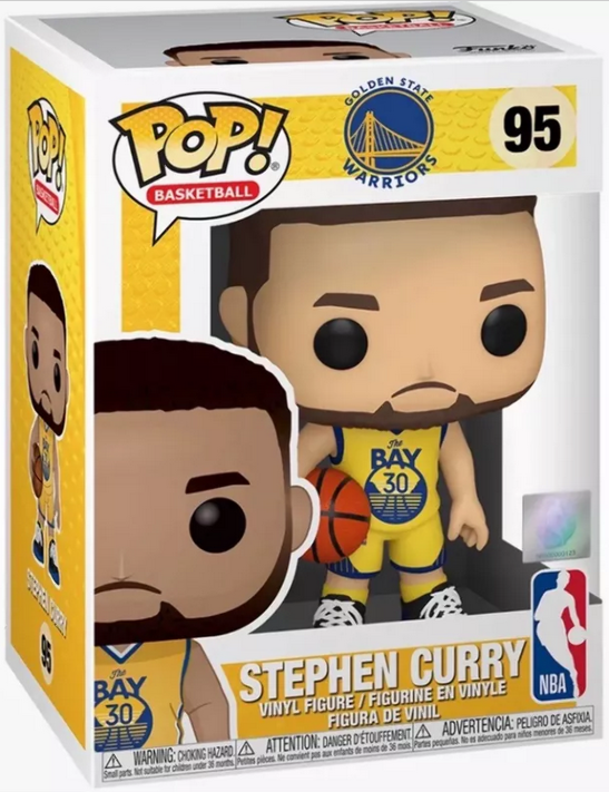 Funko POP! Basketball: Golden State Warriors - Stephen Curry #95