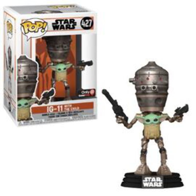 アメコミ funkopop IG-12 with Grogu Star Wars:The Mandalorian IG-12 with Grogu Deluxe Pop! Vinyl