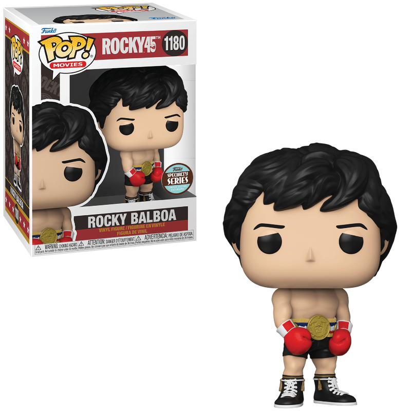 Funko POP! ロッキーROCKY BALBOA 18 Amazon.com: POP Rocky 45th Anniversary - Rocky Balboa with