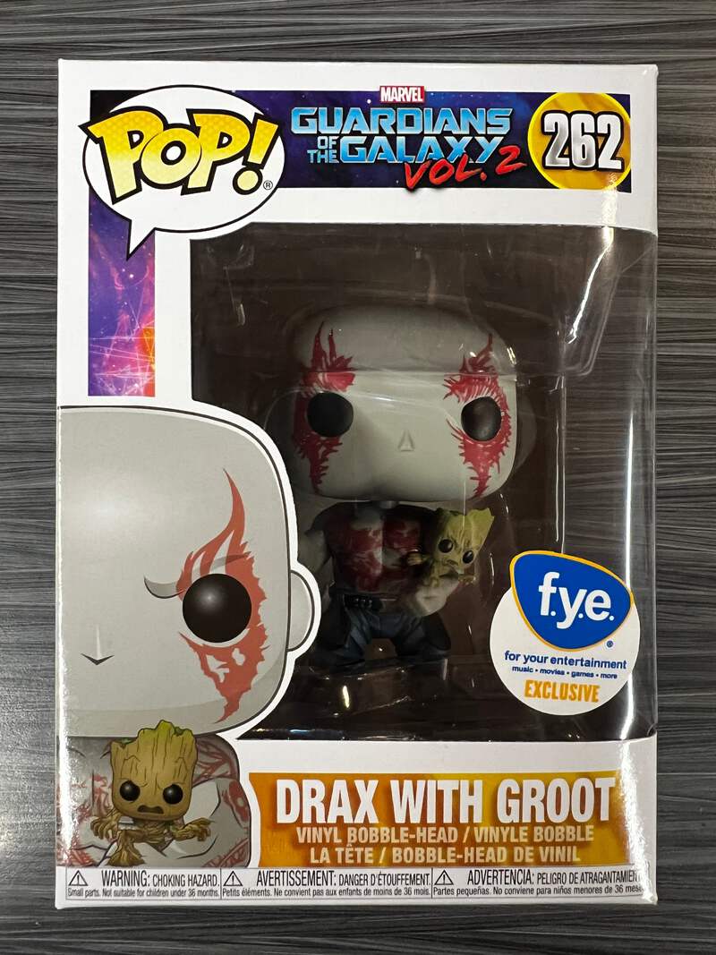 Funko POP! Guardians of Galaxy 2 - Drax with Groot (FYE
