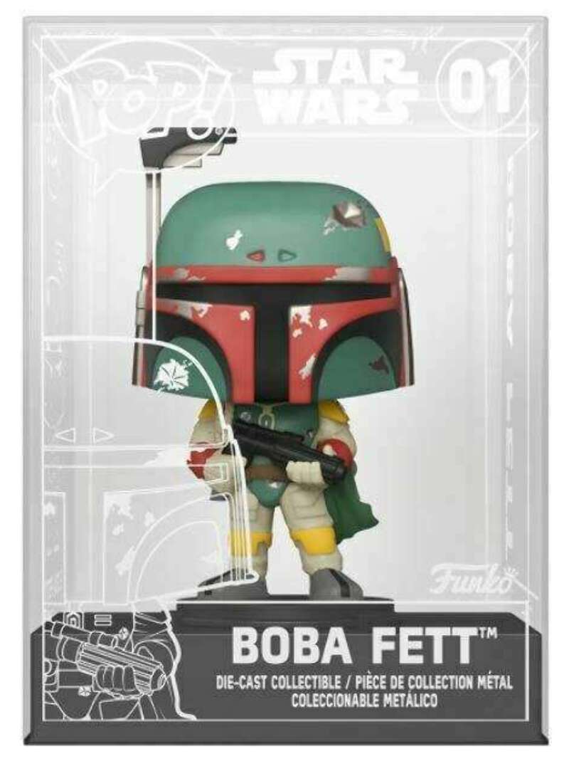 Funko Boba Fett ダイキャストフィギュア 限定版 Amazon.co.jp: Funko限定ポップ! スター・ウォーズ ダイカストボバ