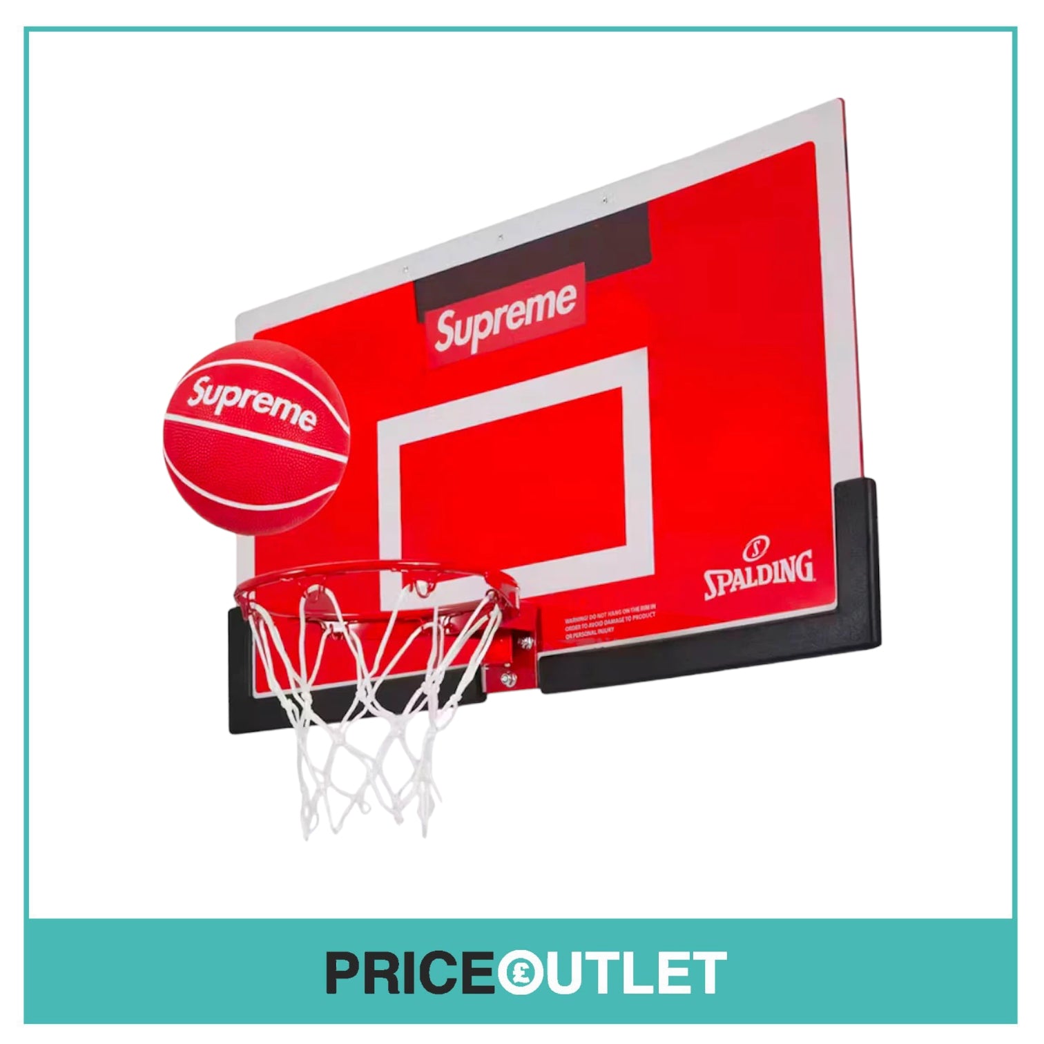 Supreme X Spalding Mini Basketball Hoop - BRAND NEW SEALED