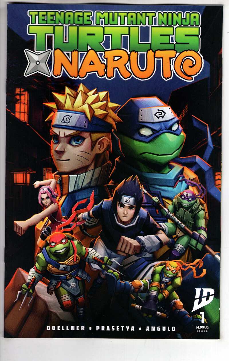 TEENAGE MUTANT NINJA TURTLES X NARUTO #1 CVR D MONCAYO | eBay
