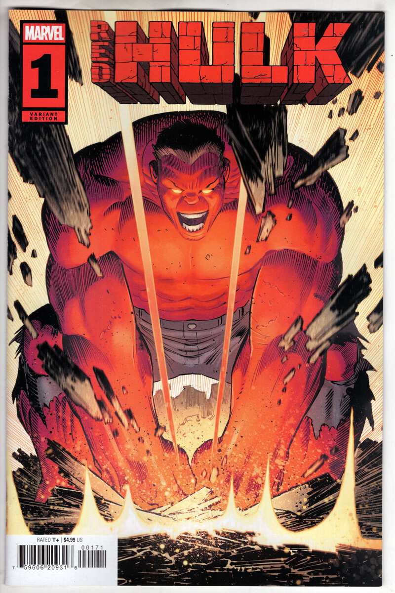 RED HULK #1 JOHN ROMITA JR VAR | eBay
