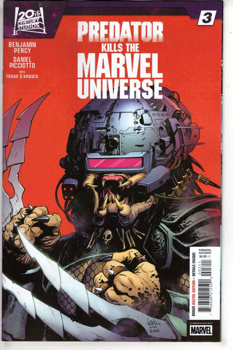 PREDATOR KILLS THE MARVEL UNIVERSE #3 [VF/NM] | eBay