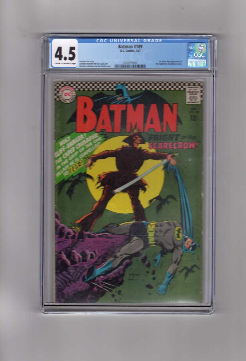 BATMAN #189 CGC 4.5 | eBay