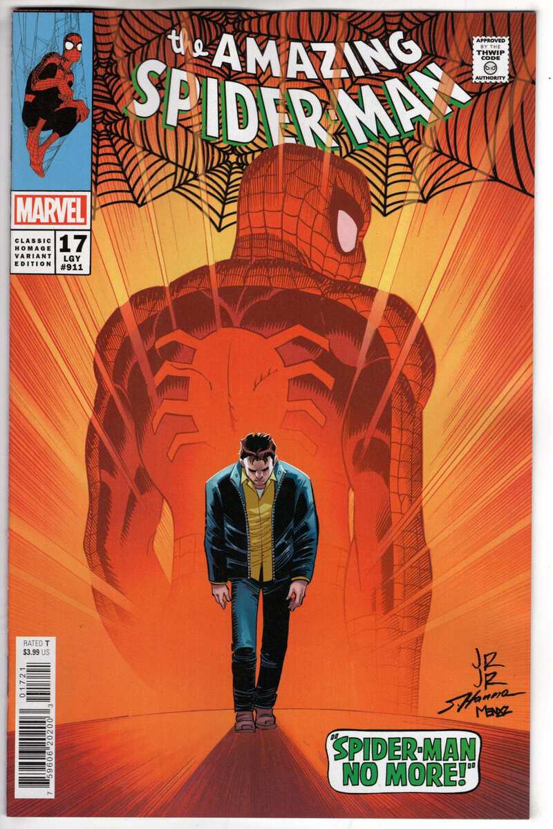 AMAZING SPIDER-MAN #17 JRJR CLASSIC HOMAGE Variant | eBay