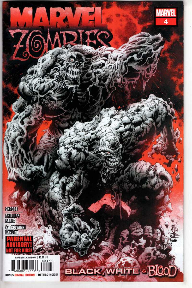 MARVEL ZOMBIES BLACK WHITE BLOOD #4 | eBay