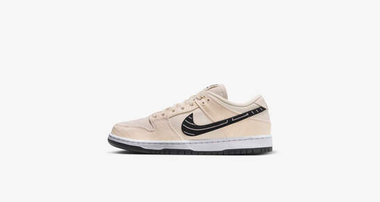Albino and Preto Nike SB Dunk Low • Fossil/Black Sail • 11