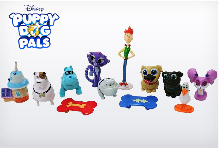 Disney Store Authentic BOB FIGURINE Cake TOPPER PUPPY DOG PALS Toy NEW
