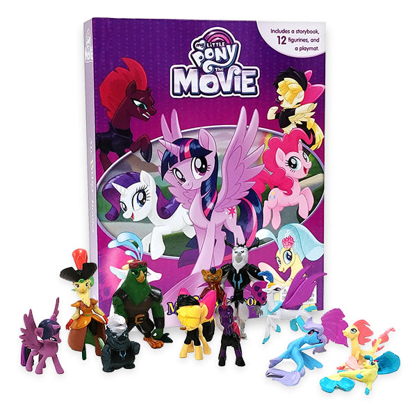 my little pony book with figurines
