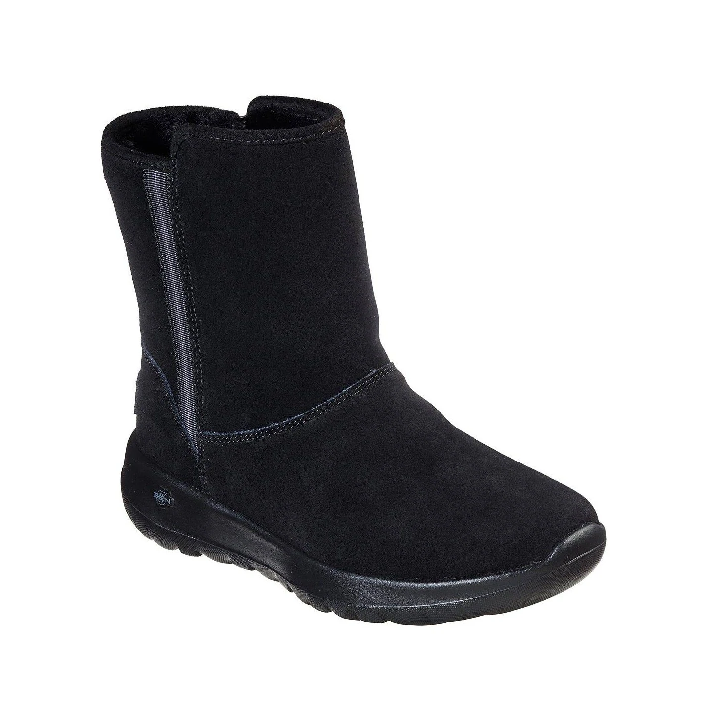 skechers black suede ankle boots
