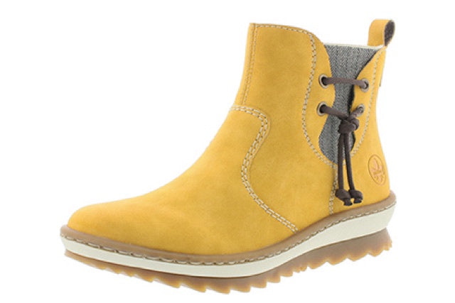 mustard yellow booties