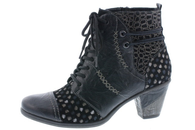 remonte black ankle boots