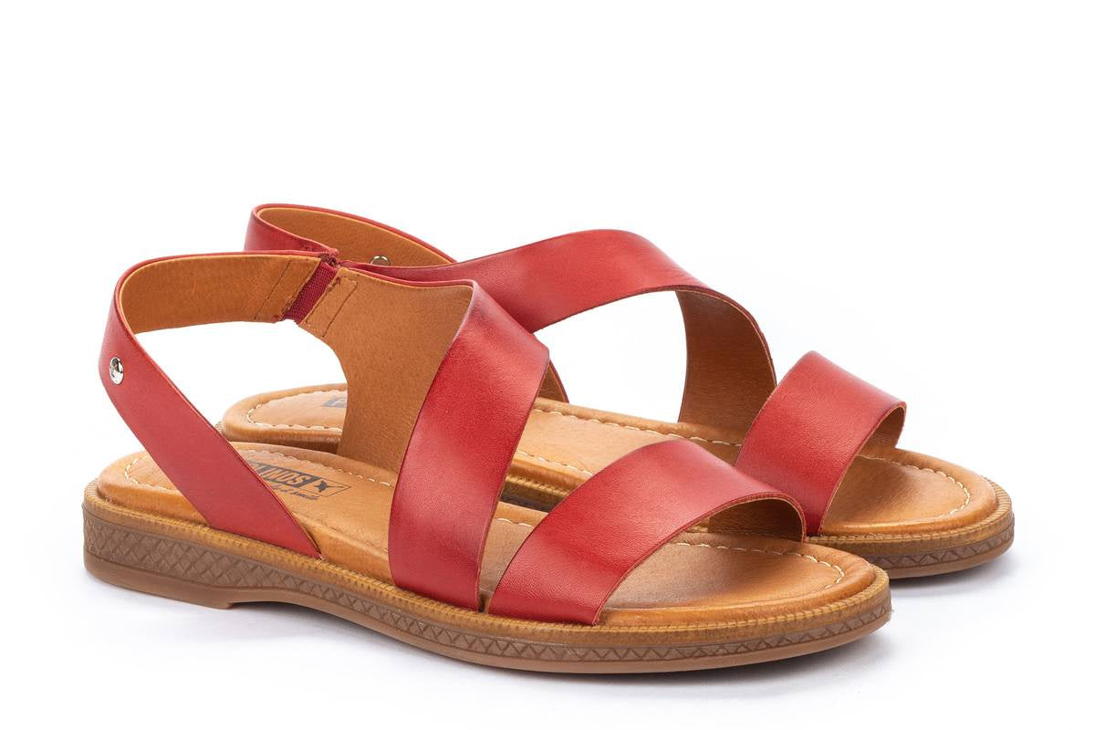 pikolinos red sandals