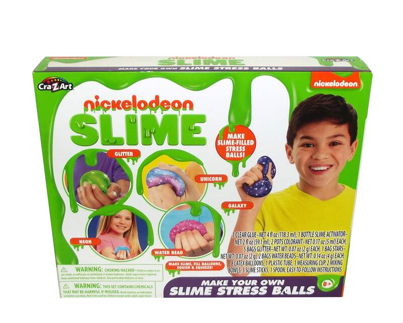 Details About Cra Z Art Nickelodeon Slime Make Your Own Slime Stress Ball Kit