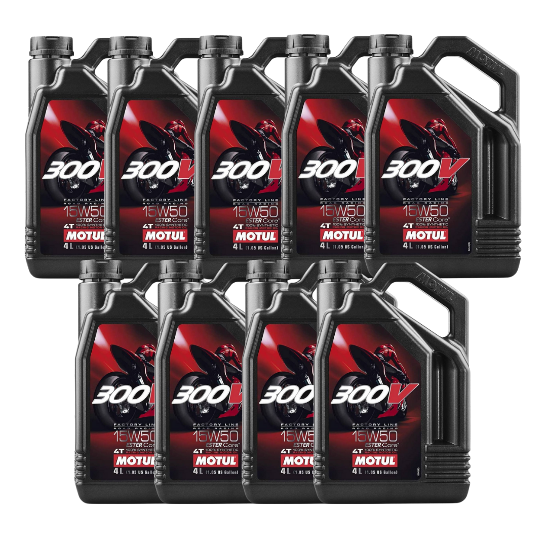 Motul 300V 15W50 Factory Line Road Racing 100% Synthetic Oil