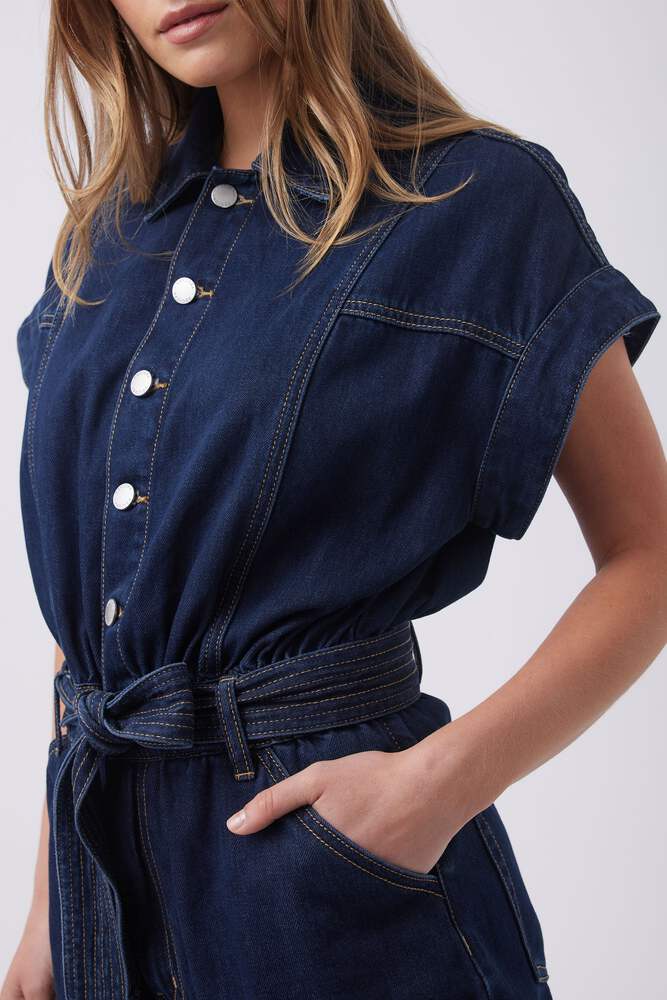 DECJUBA Krissy Denim Romper Size 18 Excellent Condition RRP