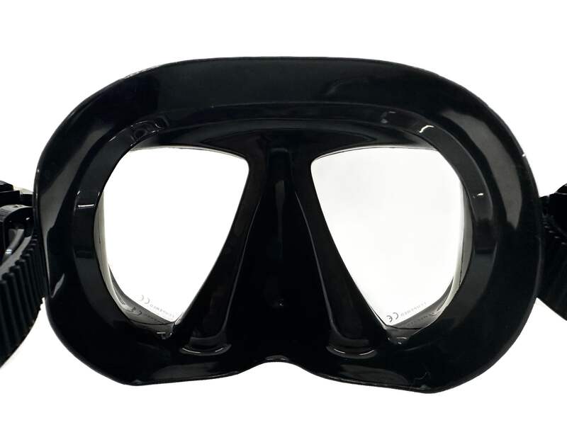 Reef Pulse Dive Mask Blue/Black Scuba Diving Snorkeling Swim Goggles Tempered