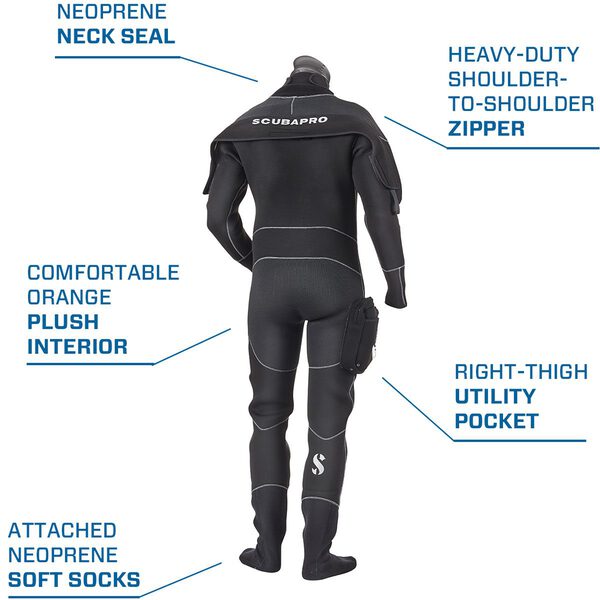 ScubaPro Women's Everdry 4 Drysuit, Sizes XXS and XS: GREAT FOR KIDS!