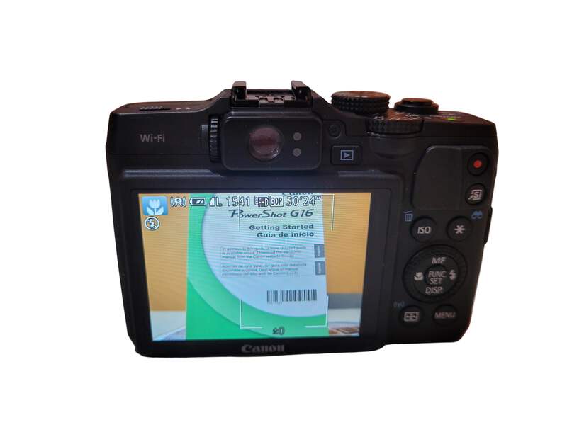 Canon Powershot G16 Digital Camera WiFi 5x Zoom