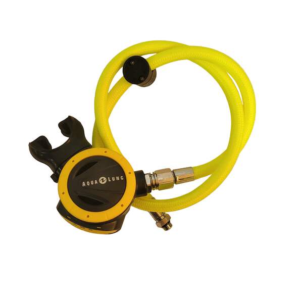 AquaLung ABS Octopus Regulator Yellow Miflex Hose