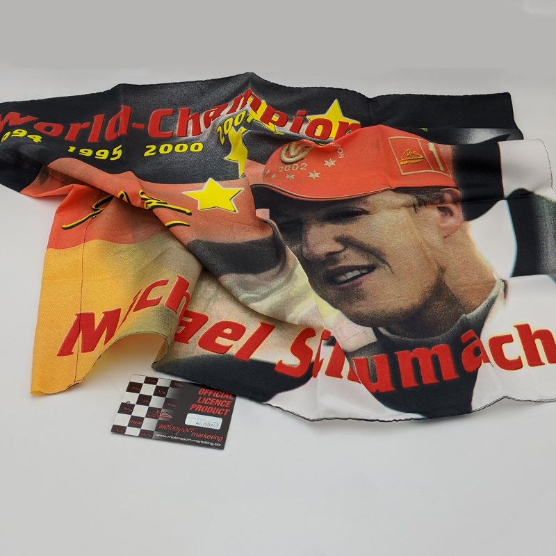World Champion Michael Schumacher Flag Genuine Product From 2002 Ebay