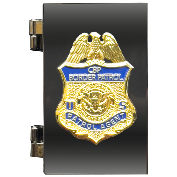 BL14-17 Border Patrol Agent Credential Wallet Hinged