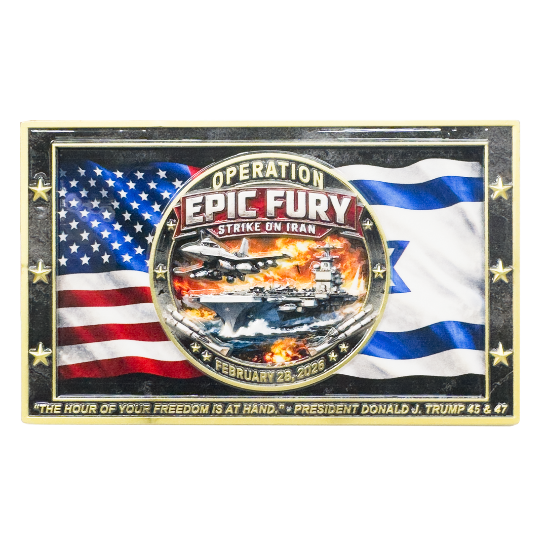 CL-WW Epic Fury Challenge Coin Honoring Pete Hegseth President