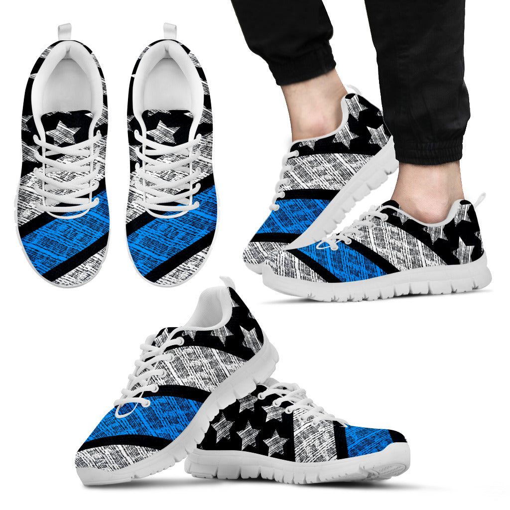 blue lives matter sneakers