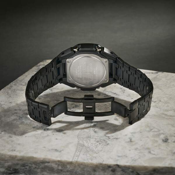 Casio GA-2100 G-Shock Watch – Black Metal Case Mod – Black Dial | eBay
