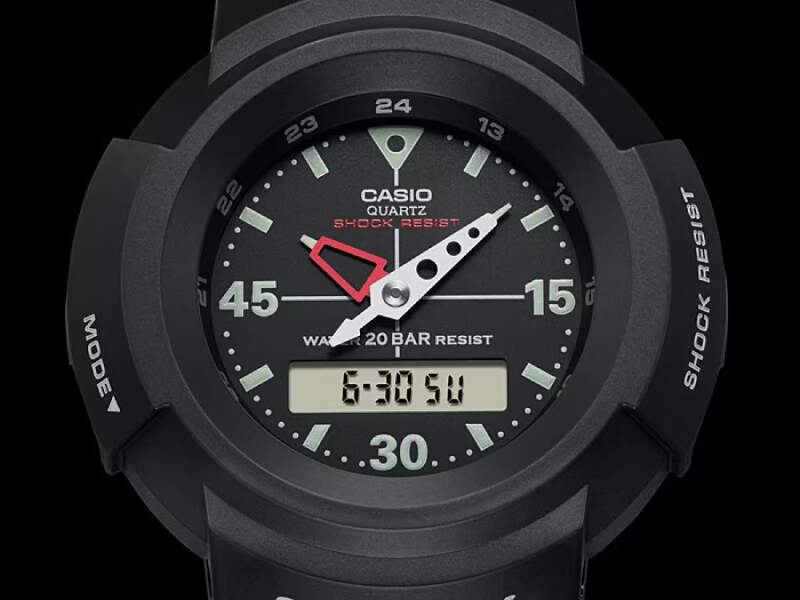 CASIO G-SHOCK AW-500E-1E BLACK ANALOG/DIGITAL WATCH | eBay
