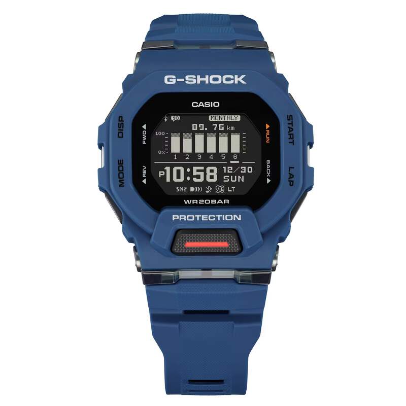 CASIO G-SHOCK GBD-200-2 G-SQUAD BLUETOOTH BLUE DIGITAL WATCH | eBay